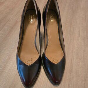 Clark's Brown Leather heels